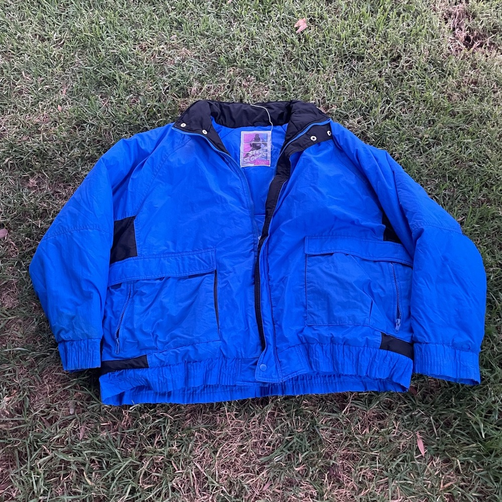 80s 90s Steep Slopes 3XL Ski Puffer Retro Oversized Windbreaker Jacket